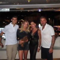 Alice Campello, Alvaro Morata und die Beckhams verbringen einen gemeinsamen Abend.